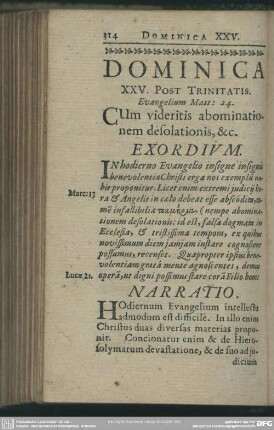 Dominica XXV. Post Trinitatis