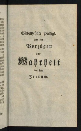 409-428, XVII. Predigt. Zeyte Predigt über diesen Text.