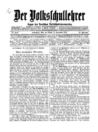 Vom preußischen Wirrwarr