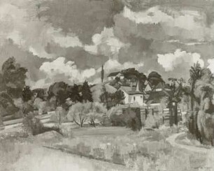 Wolken über der Lößnitz (Radebeul)