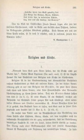381-391 Religion und Kirche