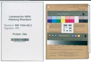 Entnazifizierung Otto Protzer , geb. 04.07.1905 (Techn.Kaufmann)