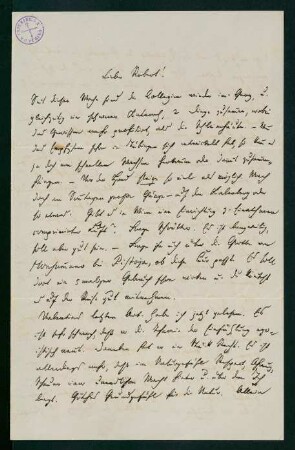 Brief vom 11. April 1875