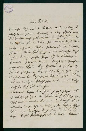 Brief vom 11. April 1875