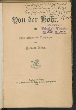 Von der Höhe