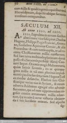 Saeculum XII. Ab anno 1100. ad 1200