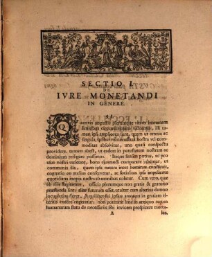 De iure monetandi deque novissimis circa eius exercitium consultationibus in comitiis