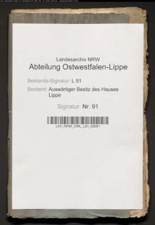 Verpfändungen der Ulenburg