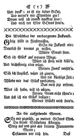 An die aufgehende Sonne