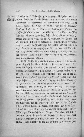 Die Unternehmung bricht zusammen.