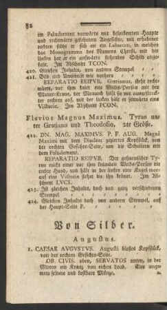 Von Silber.