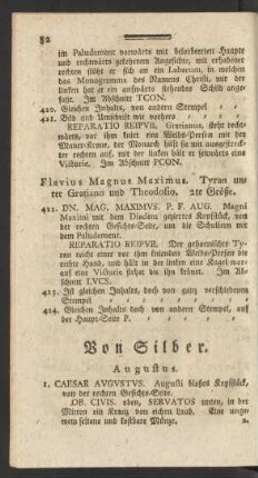 Von Silber.