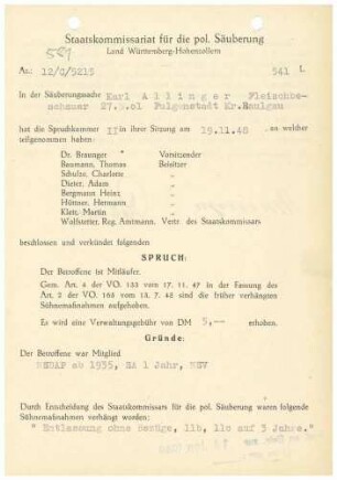 Allinger, Karl