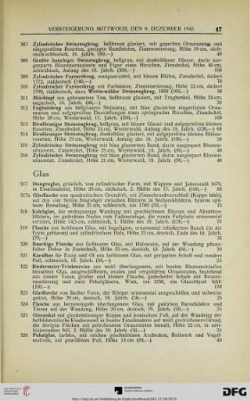 Glas (Nr. 317-326)