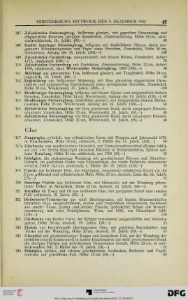 Glas (Nr. 317-326)