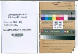 Entnazifizierung Franziska Mengeringhausen , geb. 14.04.1913 (Bankangestellte)