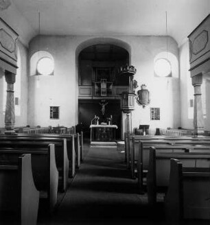 Ev. Kirche (Kirche, ev.); Roßdorf, Nordhäuser Straße 30, Friedhofstraße 4