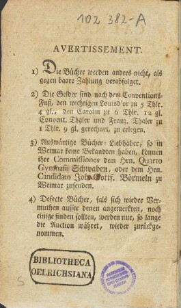 Avertissement.