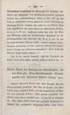 547-568 [Rezension] Boos, Martin, Martin Boos, der Prediger der Gerechtigkeit, die vor Gott gilt