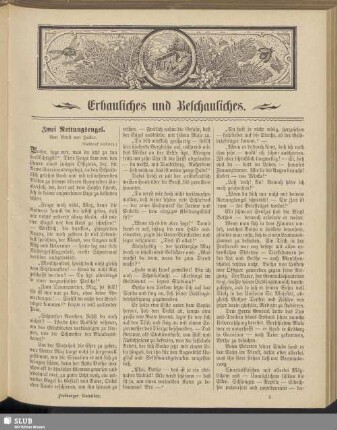 Erbauliches und Beschauliches