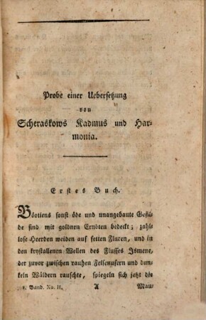 Russische Miszellen. 2 = Bd. 1. 1803