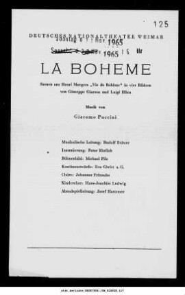 La Boheme