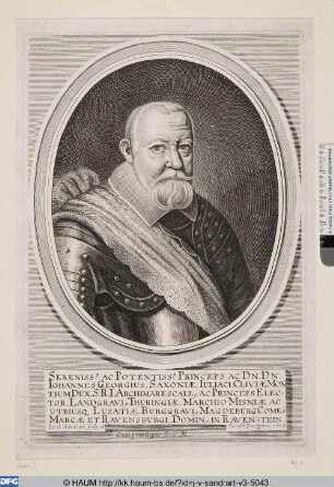 Johann Georg I., Kurfürst von Sachsen