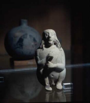 Rhodos, Archäologisches Museum. Terrakotta-Balsamarium, 6. Jh. v. Chr., Menschengestaltung