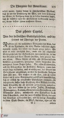 Das zehente Capitel