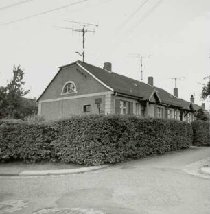 Glauchau, Heimweg 24, Reihenhaus, erbaut 1926, Eckansicht