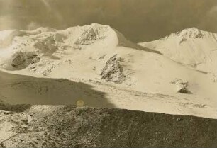 Italien. Ortlergruppe. Schrötterhörner, von der Schaubachhütte gesehen