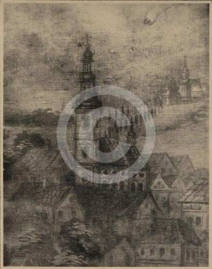 Ansicht der Bernhardiner Klosterkirche Fraustadt