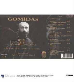 Gomidas. S. Badarak. Divine Liturgy CD-2