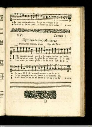Hymnus de vno Martyre.