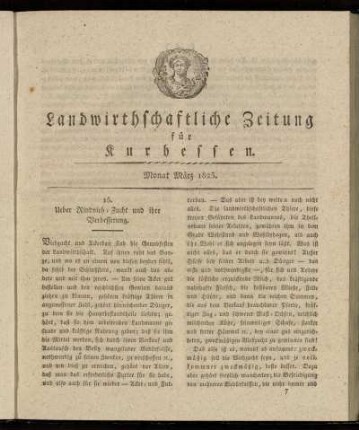Monat März 1823