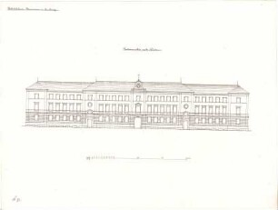 Stengel, Georg von; Amberg / Oberpfalz (Bayern); Schullehrer-Seminar - Nordseite (Ansicht)