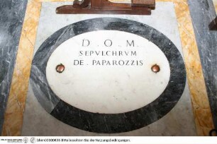 Epitaph der Familie Paparozzi