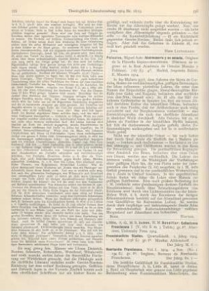 556-557 [Rezension] Little, A. G., Collectanea Franciscana I