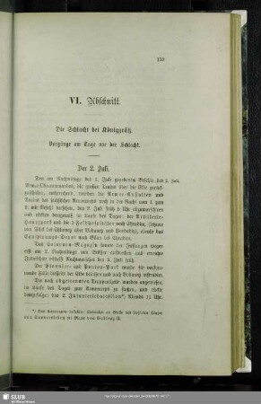 VI. Abschnitt. Die Schlacht bei Königgrätz