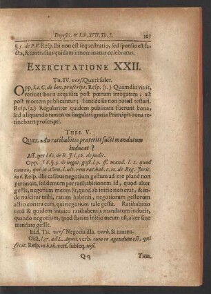 Exercitatione XXII.