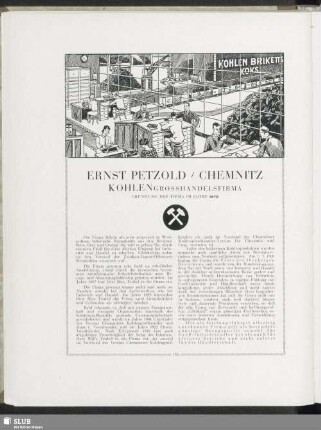 Ernst Petzold / Chemnitz, Kohlengrosshandelsfirma