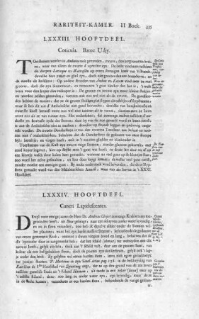 LXXXIV. Hooftdeel. Cancri Lapidescentes
