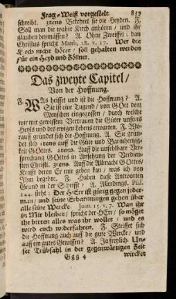 839-844, Das zweyte Capitel
