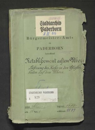 Retablissement auf dem Ükern: Lieferung des Kieses zu den Pflasterarbeiten auf dem Ükern