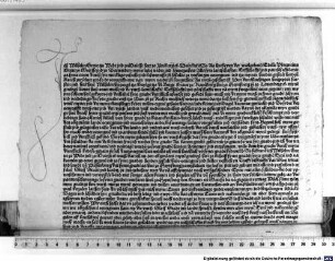 Urkunde über die Abtretung von Wassenberg an Herzog Wilhelm von Jülich. 1494.06.24.