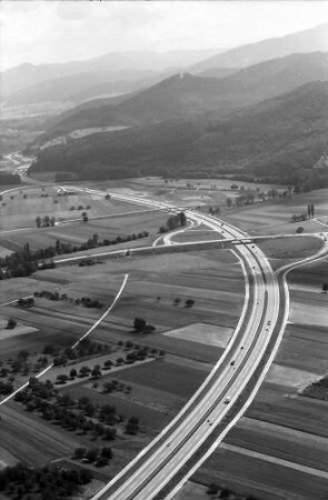 Denzlingen: Autobahn, Richtung Waldkirch mit Elztal