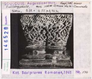 Toulouse: Augustinermuseum, Kapitell aus der Daurade