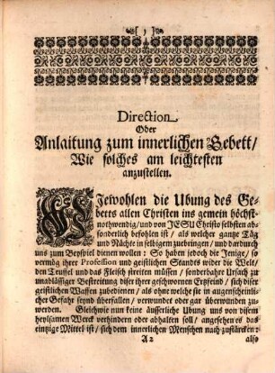 Tractat Vom Innerlichen Gebett Oder Geistlichen Betrachtungen