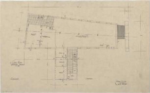 Gsaenger, Gustav; München, Ettalstr. 3; Gethsemane Kirche, Pfarrhaus - Grundriss OG