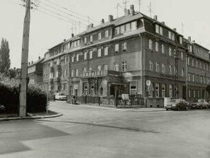 Glauchau, Schlachthofstraße 56, Wohnhaus mit Gaststätte "Fritz-Reuter-Eck"